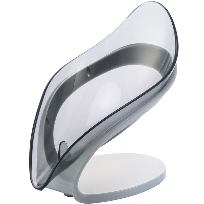 Bathroom Soap Holder Leaf Shape Soap Box Kitchen Dish Storage Box Non-slip Drain Soap Storage Case Container Bathroom Accessorie – Image 9