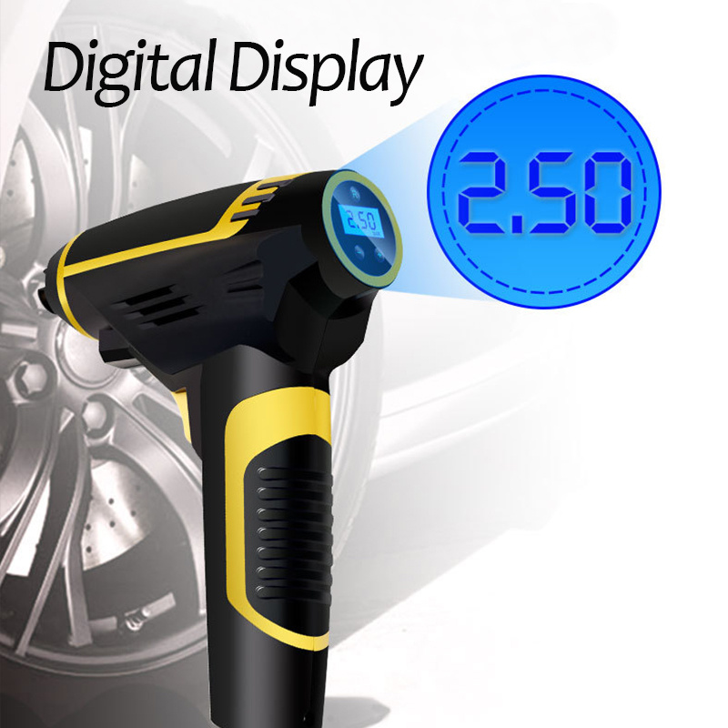Automatic Portable Handheld Digital LED Smart Car Air Compressor – Image 5