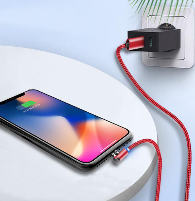 Nylon Braided Magnetic Mobile Phone Charging Cable – Image 9