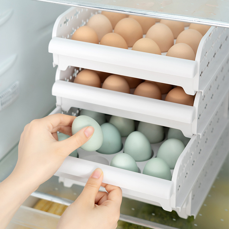 Space-saving Kitchen Refrigerator Egg Storage Box – Image 3