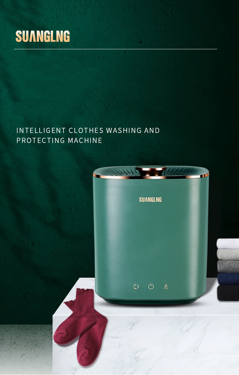 Mini Portable Washing Machine Fully Automatic Dormitory Travel Underwear Washing Machine – Image 2