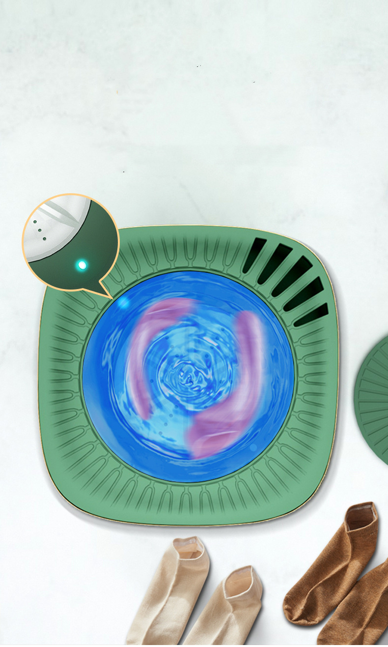 Mini Portable Washing Machine Fully Automatic Dormitory Travel Underwear Washing Machine – Image 4