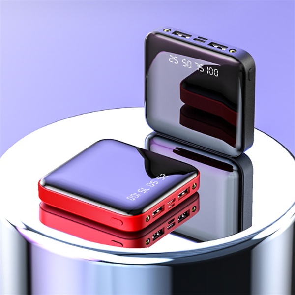 Mini Power Bank 20000 MAh Portable Mirror Digital Display Power Bank – Image 5