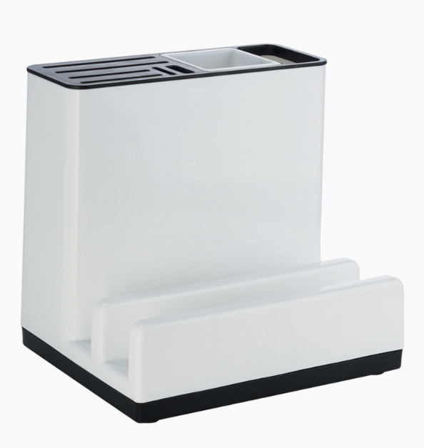 Tableware Storage Holders Kitchen Knife Plastic Storages Racks For Kitchen Convenience Cabinet Kitchen Gadgets – Image 2