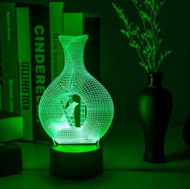 Creative 3D night light LED lamp – Image 2