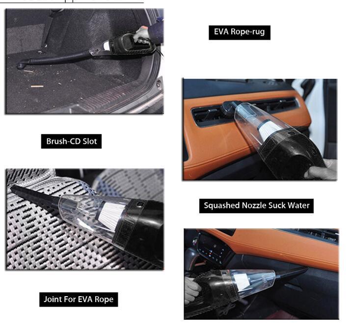 High Power Wet and Dry Vacuum Cleaner Car Vacuum Cleaner Super Suction Haipa Handheld – Image 5
