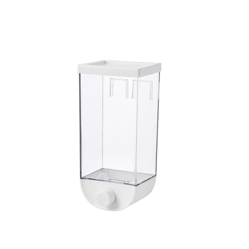 Kitchen Food Storage Easy Press Container Cereal Dispenser Wall Mounted Food Storage Box – Image 6