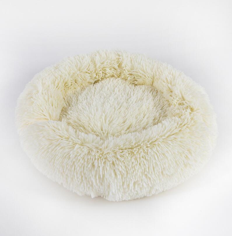 Dog Beds For Small Dogs Round Plush Cat Litter Kennel Pet Nest Mat Puppy Beds – Image 8