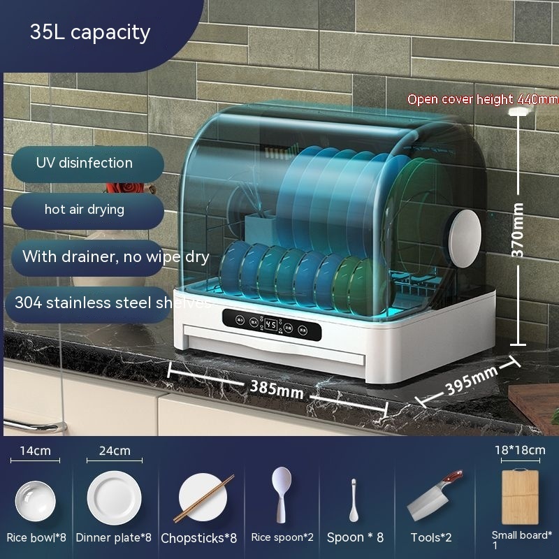 Mini Small Kitchen Desktop Disinfection Dryer – Image 10