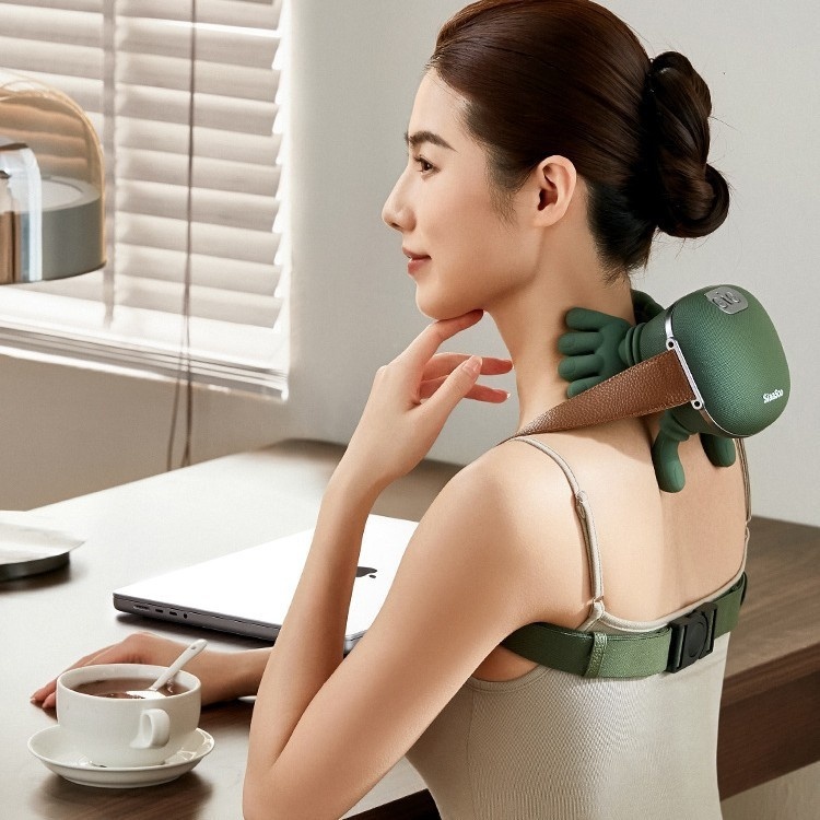 Electric Neck And Shoulder Muscle Massager Wireless Shoulder And Back Kneading Massage Shawl Neck Masajeador Relax Pain Relief – Image 5