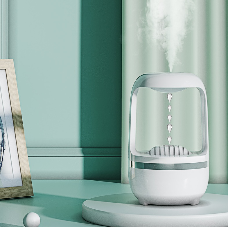 Anti Gravity Humidifier Water Drop Backflow Aromatherapy Machine Large Capacity Office Bedroom Quiet Heavy Fog Household Sprayer – Image 7