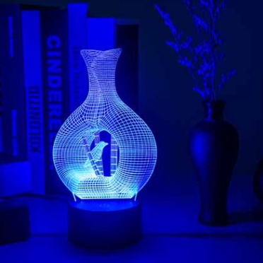 Creative 3D night light LED lamp – Image 3