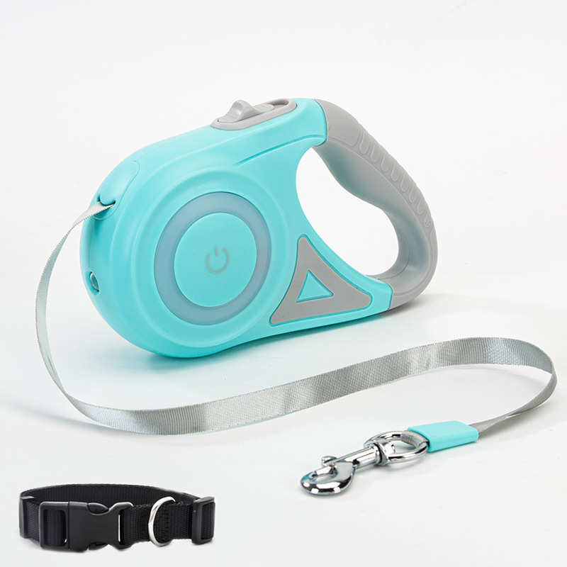 Dog Leash Retractable Leash And Dog Collar Spotlight Automatic Pet Dog Cat Traction Rope For Small Medium Dogs Pet Product – Image 7