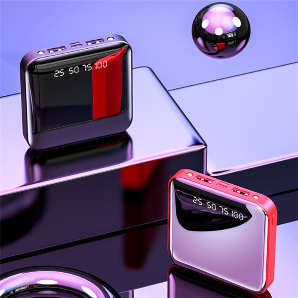 Mini Power Bank 20000 MAh Portable Mirror Digital Display Power Bank – Image 10