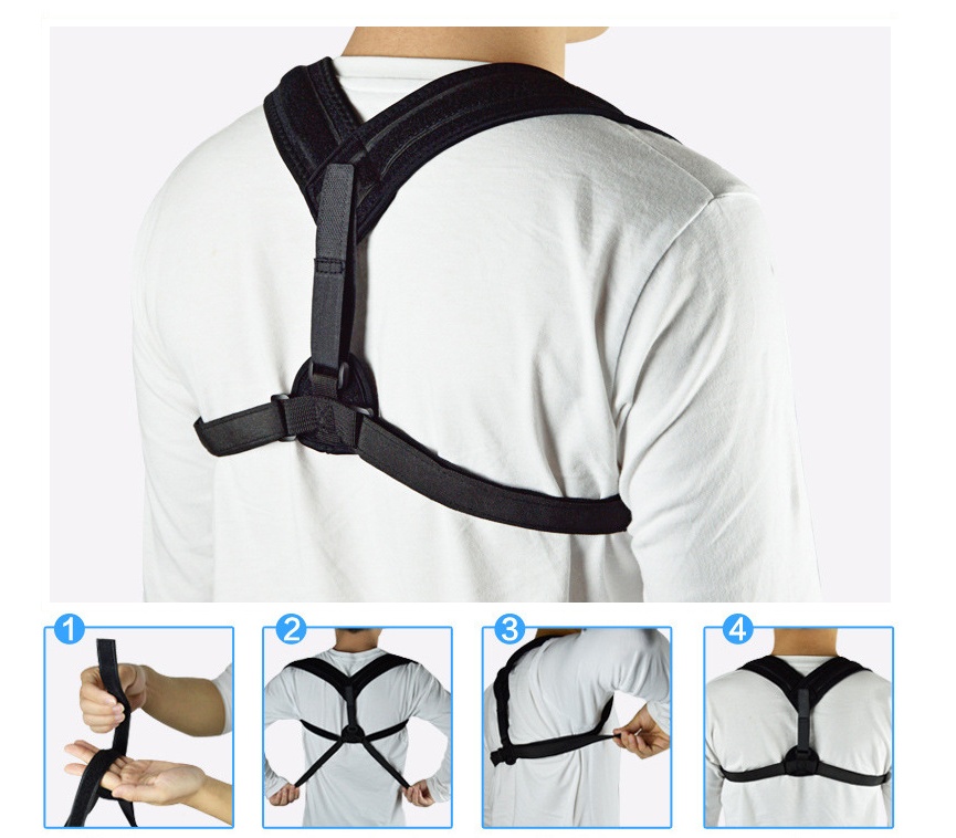 Medical Clavicle Posture Corrector Lower Back Correction Strap – Image 5