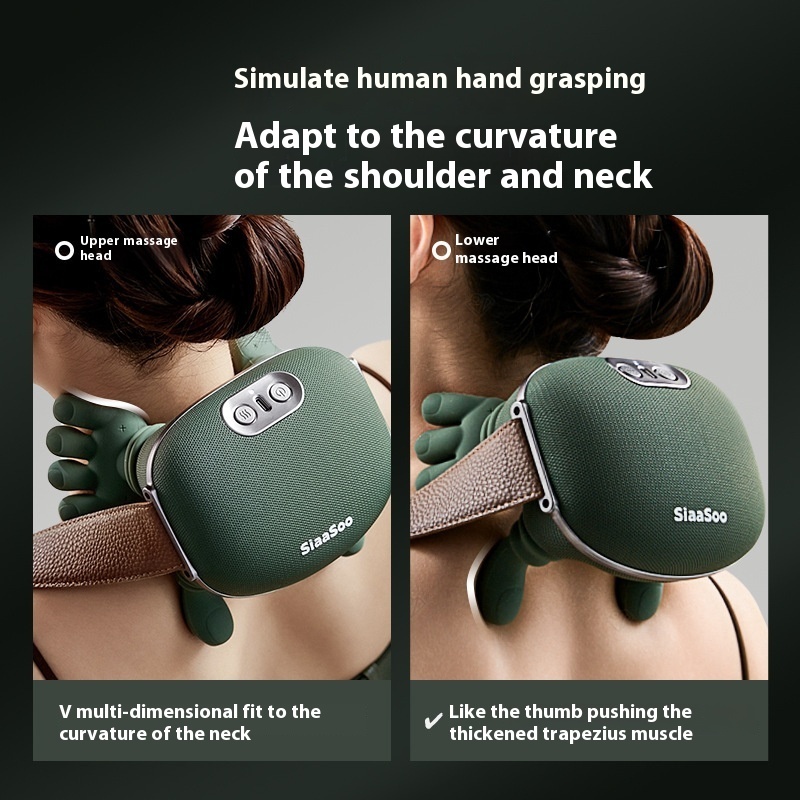 Electric Neck And Shoulder Muscle Massager Wireless Shoulder And Back Kneading Massage Shawl Neck Masajeador Relax Pain Relief – Image 10