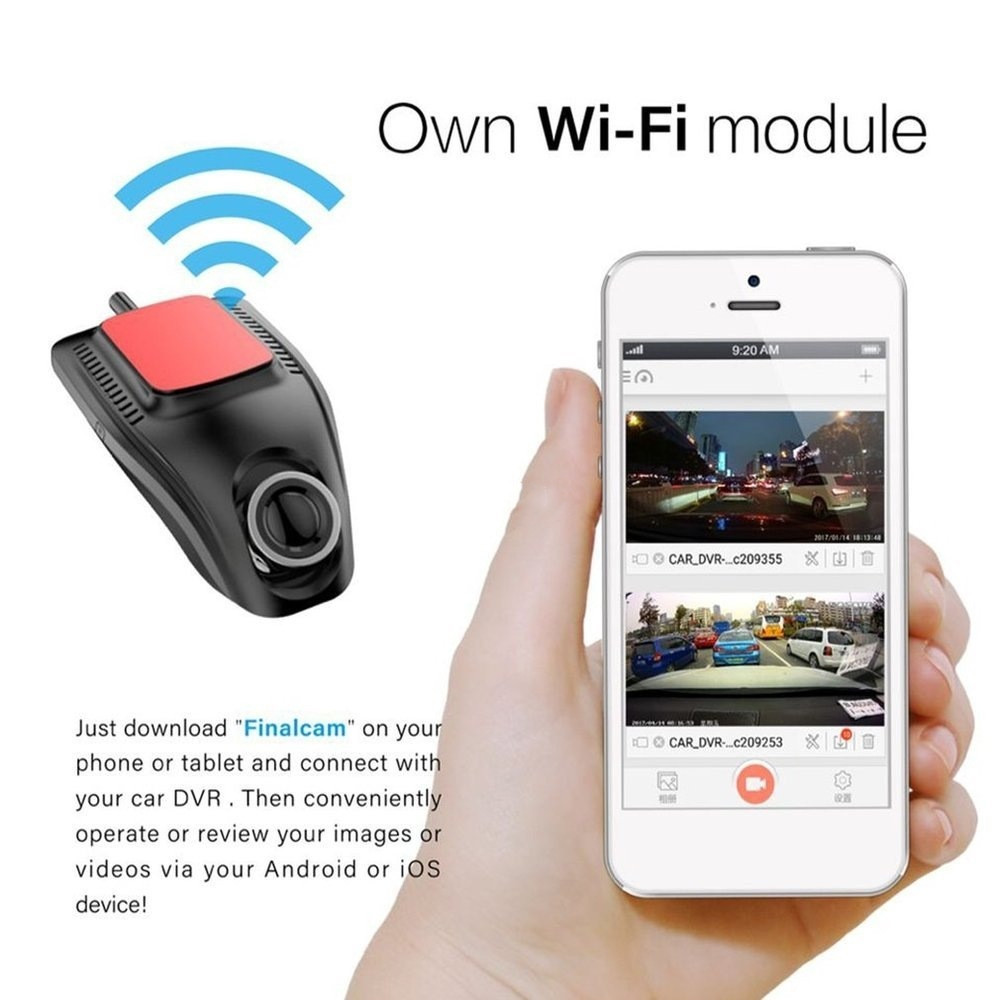 Small Eye Dash Cam Car DVR Recorder Camera With Wifi Full HD – Image 6