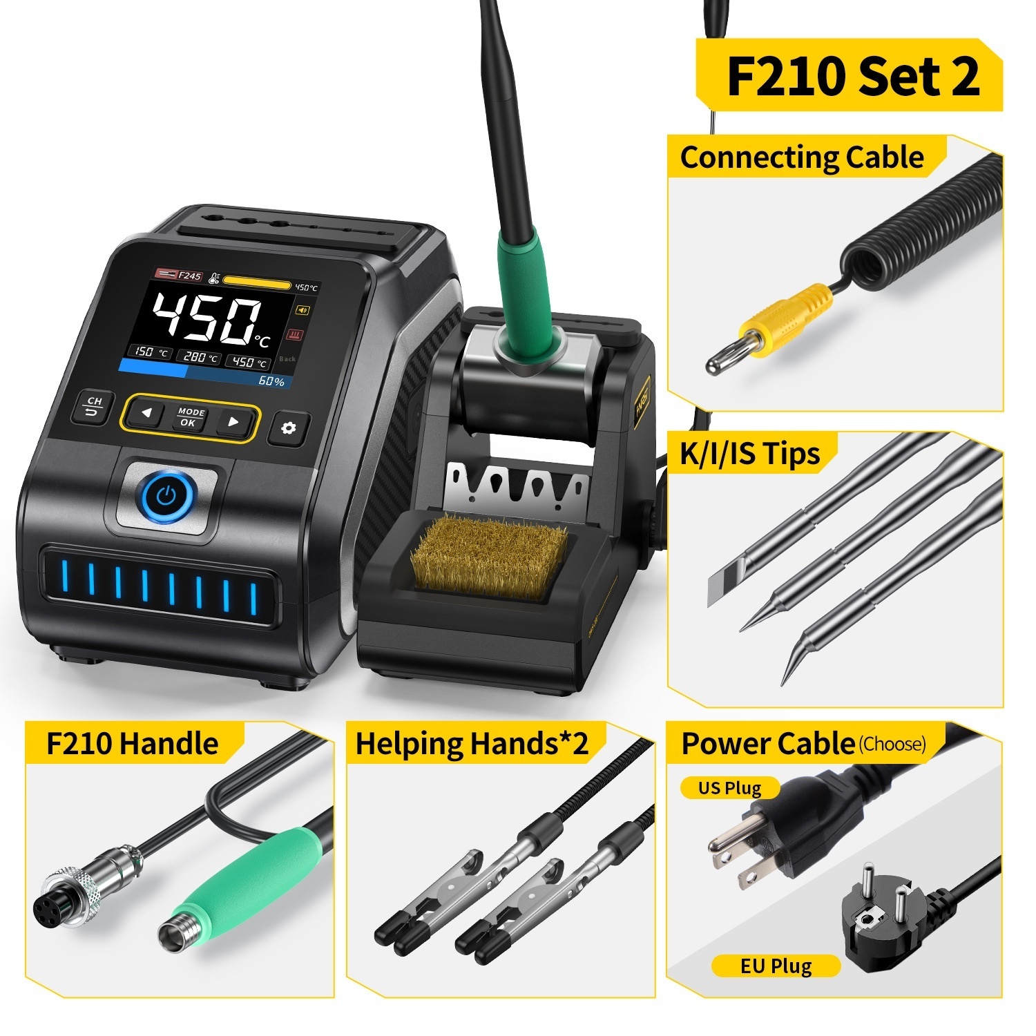Intelligent Constant Temperature Soldering Station Maintenance Electric Soldering Iron – Image 3