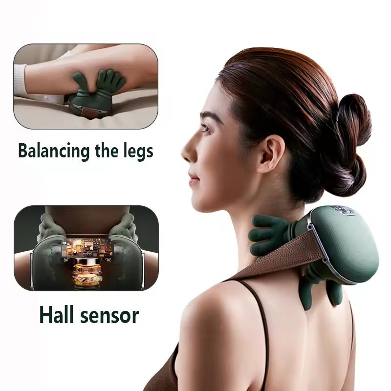 Electric Neck And Shoulder Muscle Massager Wireless Shoulder And Back Kneading Massage Shawl Neck Masajeador Relax Pain Relief – Image 3
