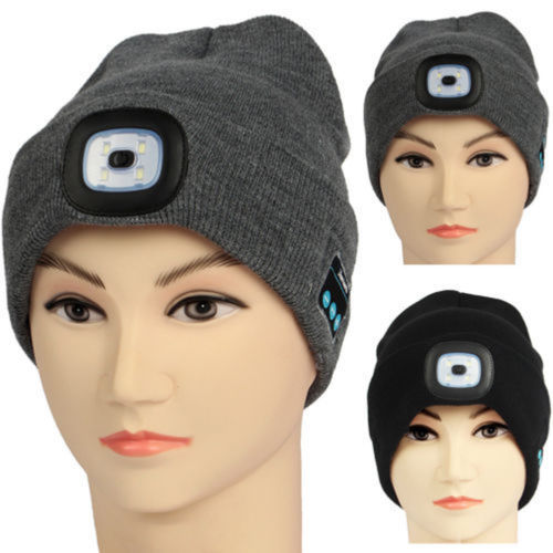 Bluetooth LED Hat Wireless Smart Headset Headphone – Image 7