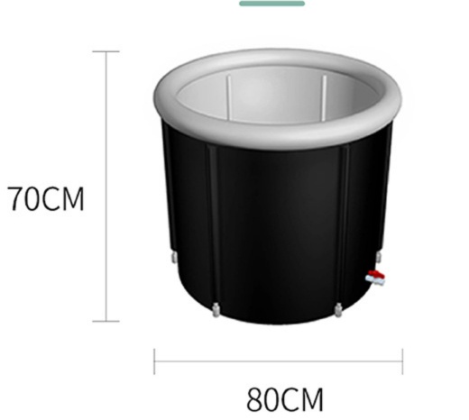 Portable Ice Baths Inflatable Air Ring PVC Bath Bath Household Bath Tub Holder Foldable Bath Tub For Recovery Therapy Outdoor – Image 7