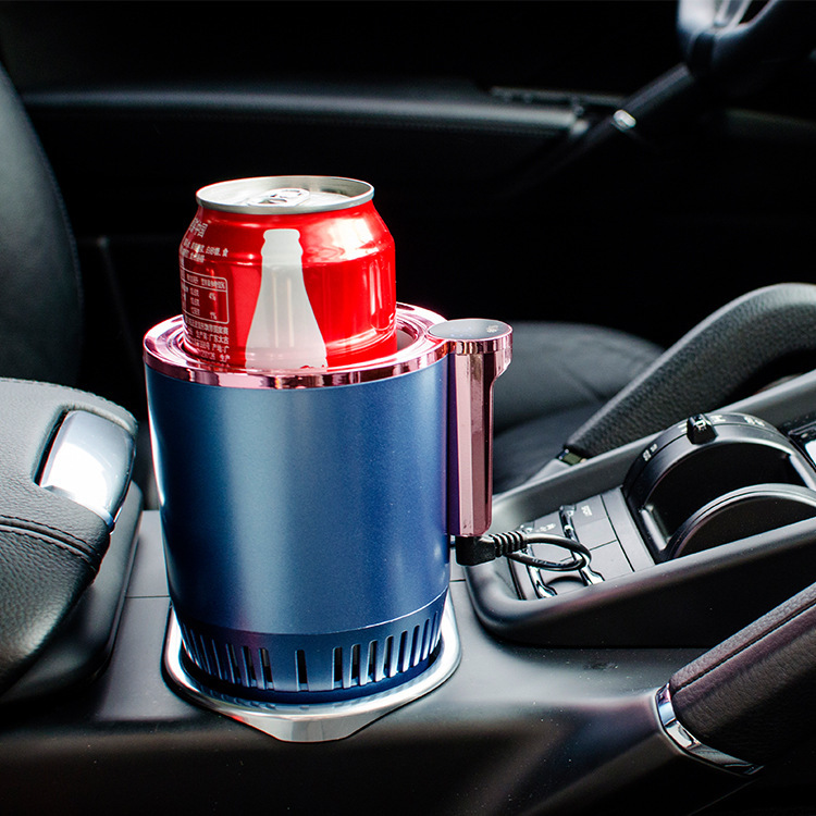 2 In1 Car Heating Cooling Cup 12V Smart Car Cup Holder Digital Temperature Display Drink Cup Warmer Cooler Mini Car Refrigerator – Image 9
