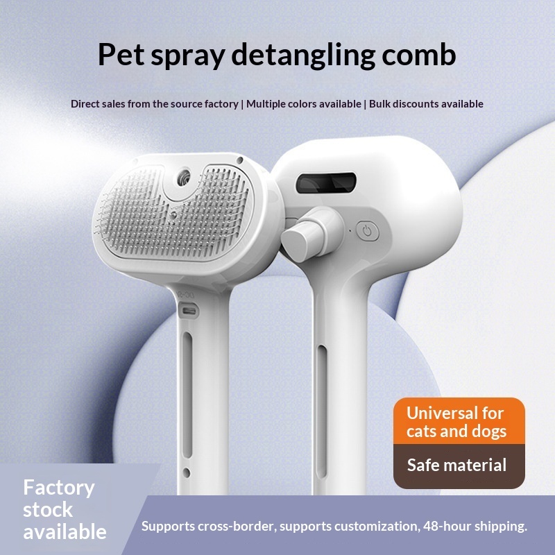 Pet Spray Comb Pin Brush Cat Grooming Comb For Removing Fur And Detangling Knots – Image 6