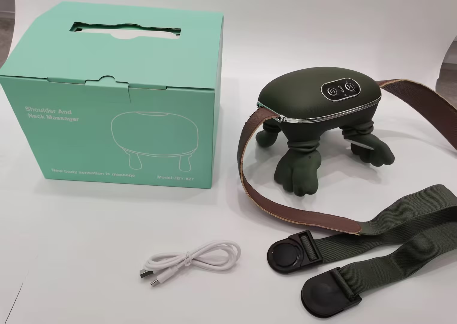 Electric Neck And Shoulder Muscle Massager Wireless Shoulder And Back Kneading Massage Shawl Neck Masajeador Relax Pain Relief – Image 9