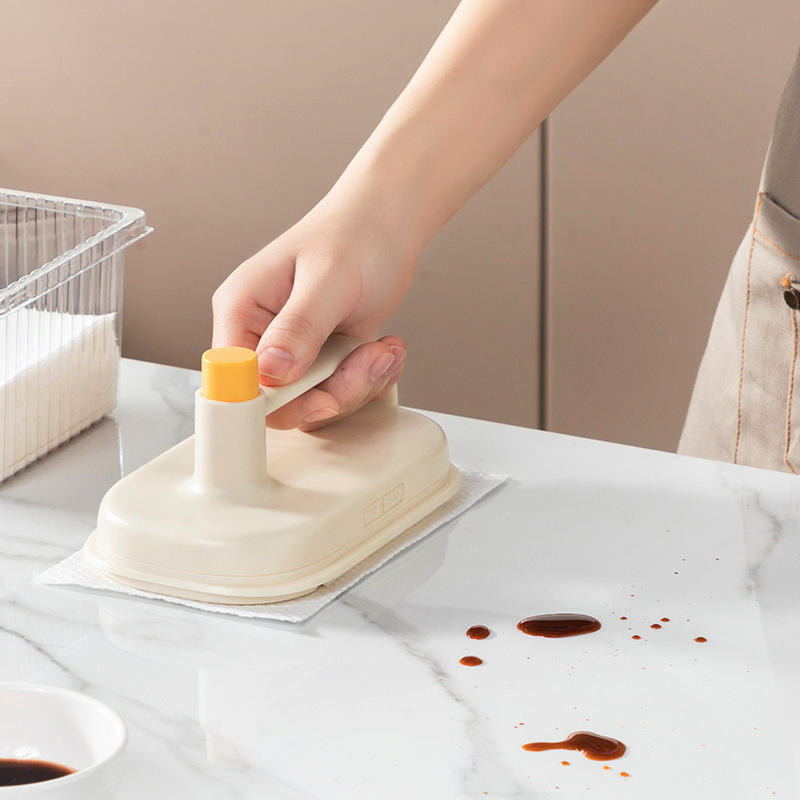 Kitchen Bathroom Toilet Cleaning Magic Brush Glass Wall Cleaning Bath Brush Handle Cleaning Rag Ceramic Window Slot Clean Brush Kitchen Gadgets – Image 4