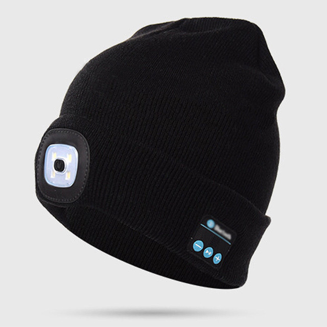 Bluetooth LED Hat Wireless Smart Headset Headphone – Image 4