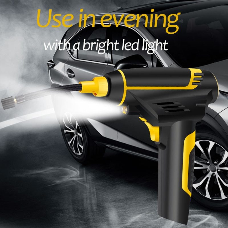 Automatic Portable Handheld Digital LED Smart Car Air Compressor – Image 7