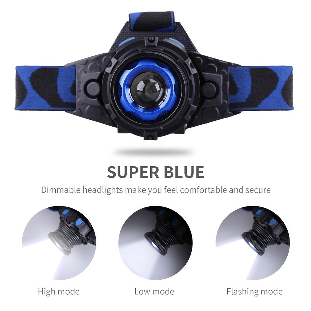 Focusing Outdoor Cycling Camping Led Glare Headlights – Image 3