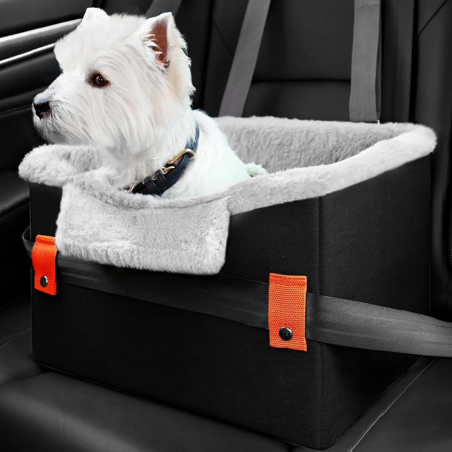 Portable Small Dog Car Seat Dog Booster Seat For Car With Clip-On Safety Leash Perfect For Small Pets Pet Products – Image 5