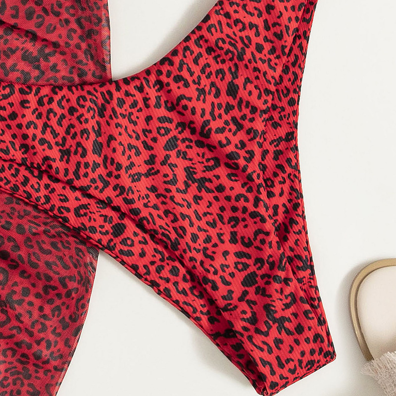 Three-piece Floral Bikini Beach Dress – Image 7