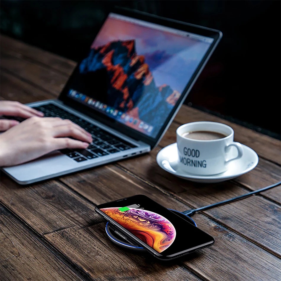 Wireless Charger For I-Phone Fast Wireless Charging Pad For Sam-sung High Speed – Image 4