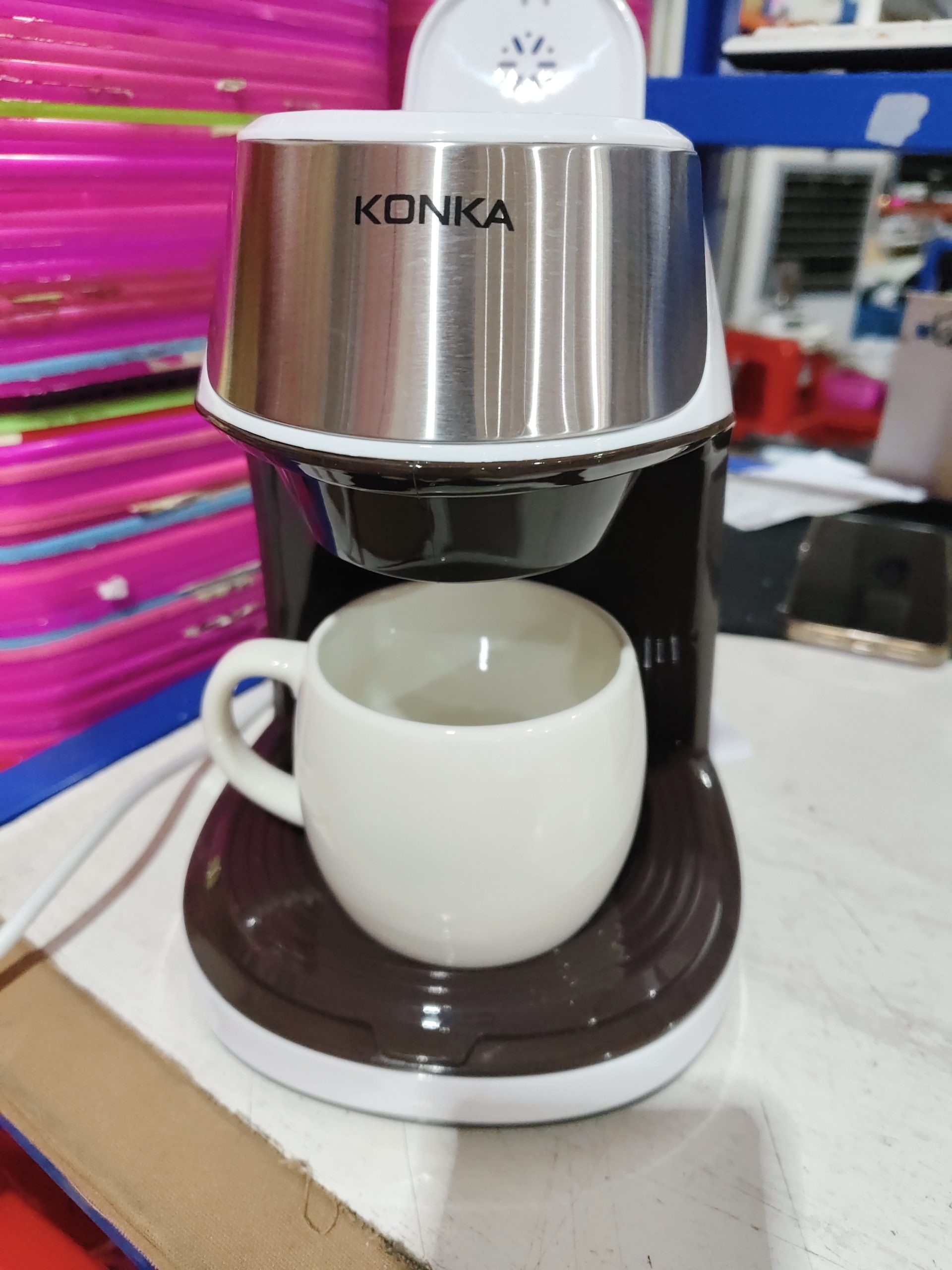 New Coffee Machine Fully Automatic Home Office Mini American Small Portable Coffee Maker – Image 9