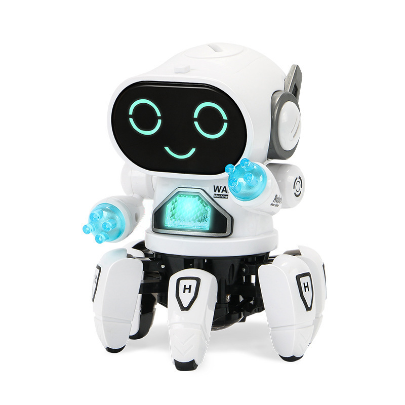 Electric Rock Robot, Music, Light, Automatic Walking, Swinging And Dancing Robot, Children's Toys – Image 6