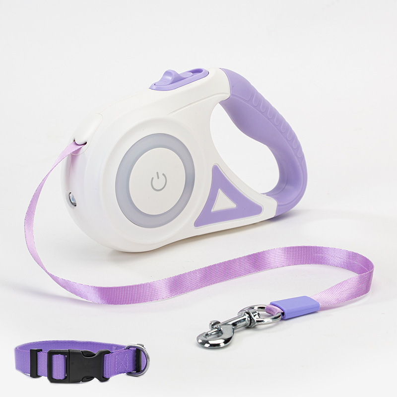 Dog Leash Retractable Leash And Dog Collar Spotlight Automatic Pet Dog Cat Traction Rope For Small Medium Dogs Pet Product – Image 6