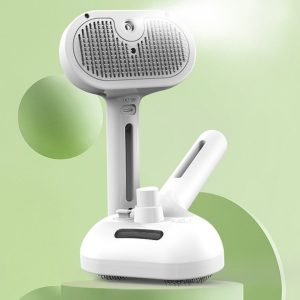 Pet Spray Comb Pin Brush Cat Grooming Comb For Removing Fur And Detangling Knots