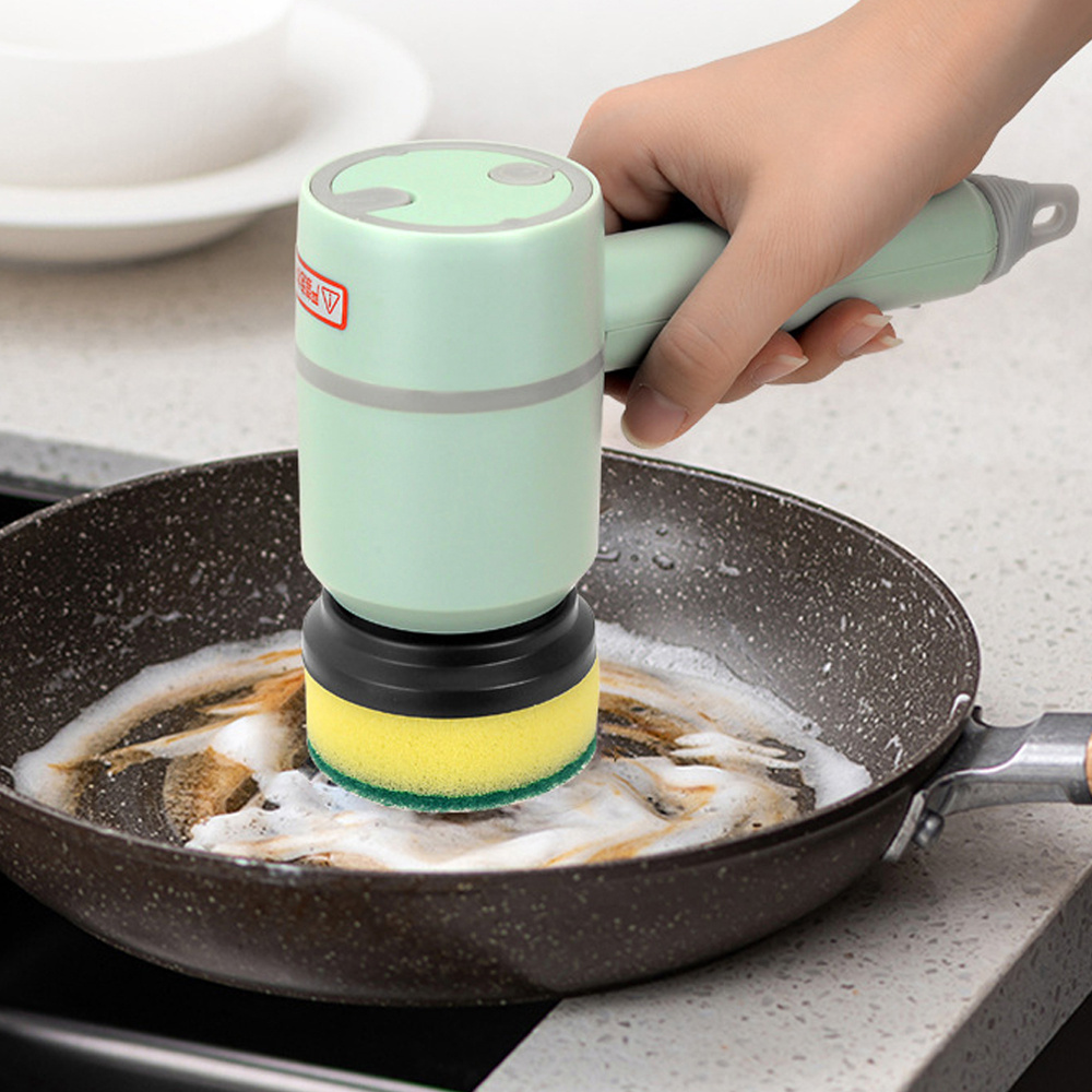 Electric Cleaning Brush Dishwashing Brush Automatic Wireless USB Rechargeable Professional Kitchen Bathtub Tile Cleaning Brushes – Image 8