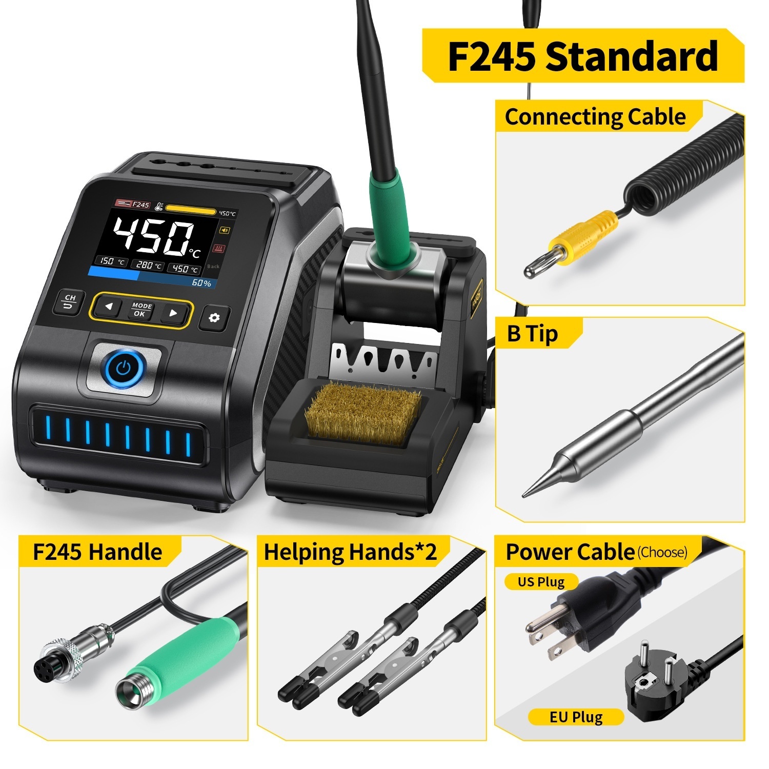 Intelligent Constant Temperature Soldering Station Maintenance Electric Soldering Iron – Image 6