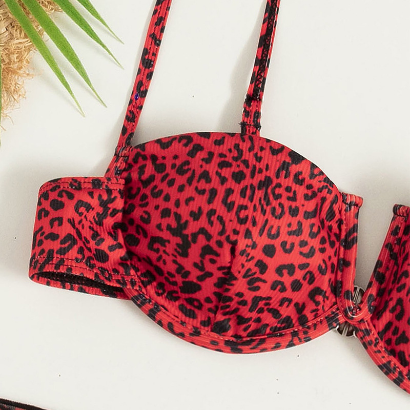 Three-piece Floral Bikini Beach Dress – Image 5