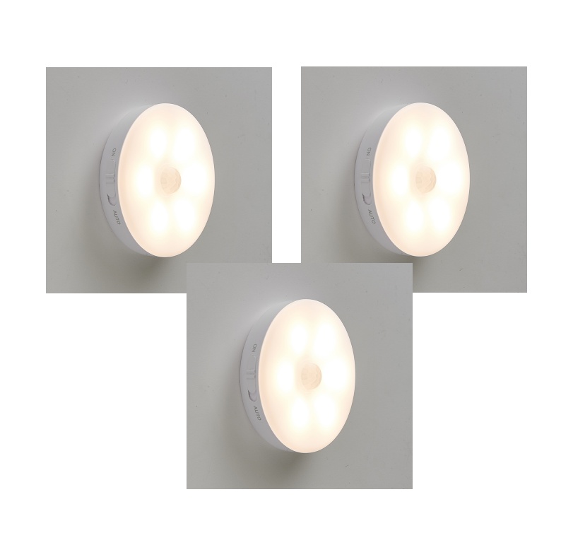 Wireless Body Sensing Lights Wake Up At Night Home Hallway Cabinets – Image 2