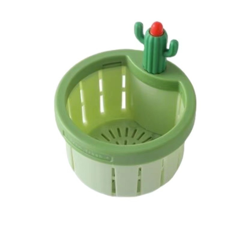 Cactus Sink Drain Strainer Press Automatic Dumping Basket Multi-functional Use Filter Net For Tub Kitchen Waste Collector Kitchen Gadgets – Image 10