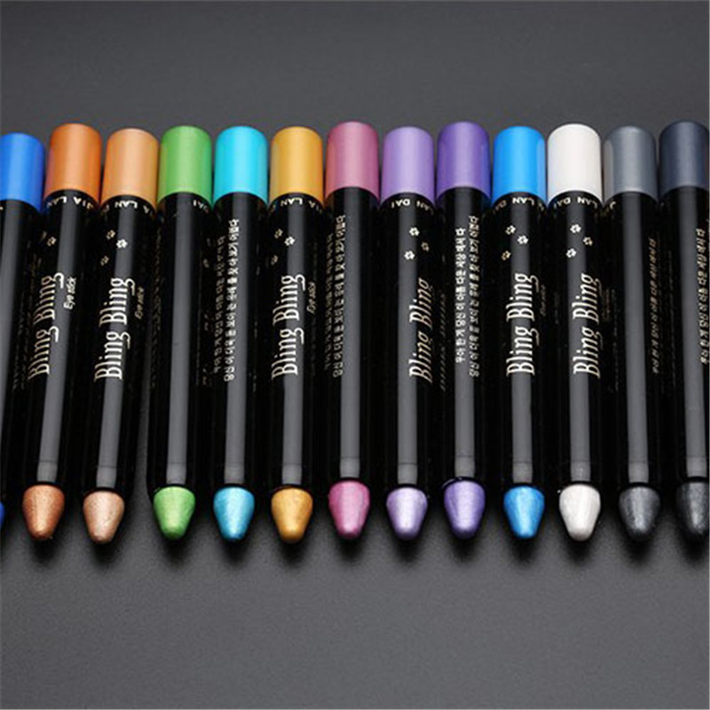 Pearlescent Silkworm Eyeshadow Pen Lasting Waterproof And Not Blooming Shiny Pearlescent Gel Pen 15 Color Eye Shadow Pen – Image 10