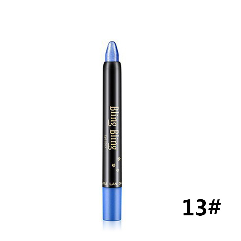 Pearlescent Silkworm Eyeshadow Pen Lasting Waterproof And Not Blooming Shiny Pearlescent Gel Pen 15 Color Eye Shadow Pen – Image 6