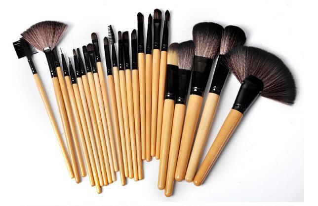 Gift Bag Of 24 Pcs Makeup Brush Sets Professional Cosmetics Brushes Eyebrow Powder Foundation Shadows Pinceaux Make Up Tools – Image 3