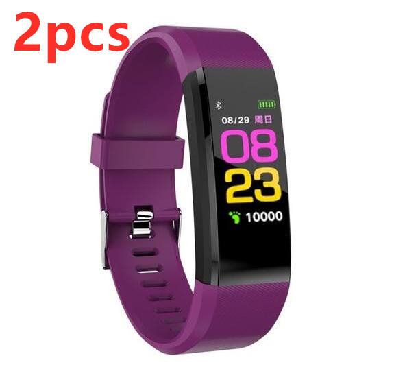 Smart Bracelet With Bluetooth Wristband Heart Rate Monitor Watch Activity Fitness Tracker – Image 2