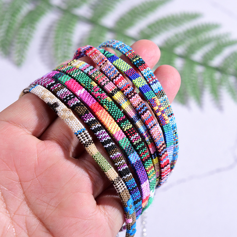 Chain Bohemian Color Ankle Bracelet String Handmade Jewelry – Image 2