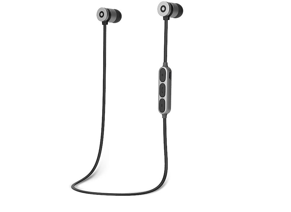 Metal magnetic sports Bluetooth headset wireless In-ear neck-mounted music headset gift – Image 3